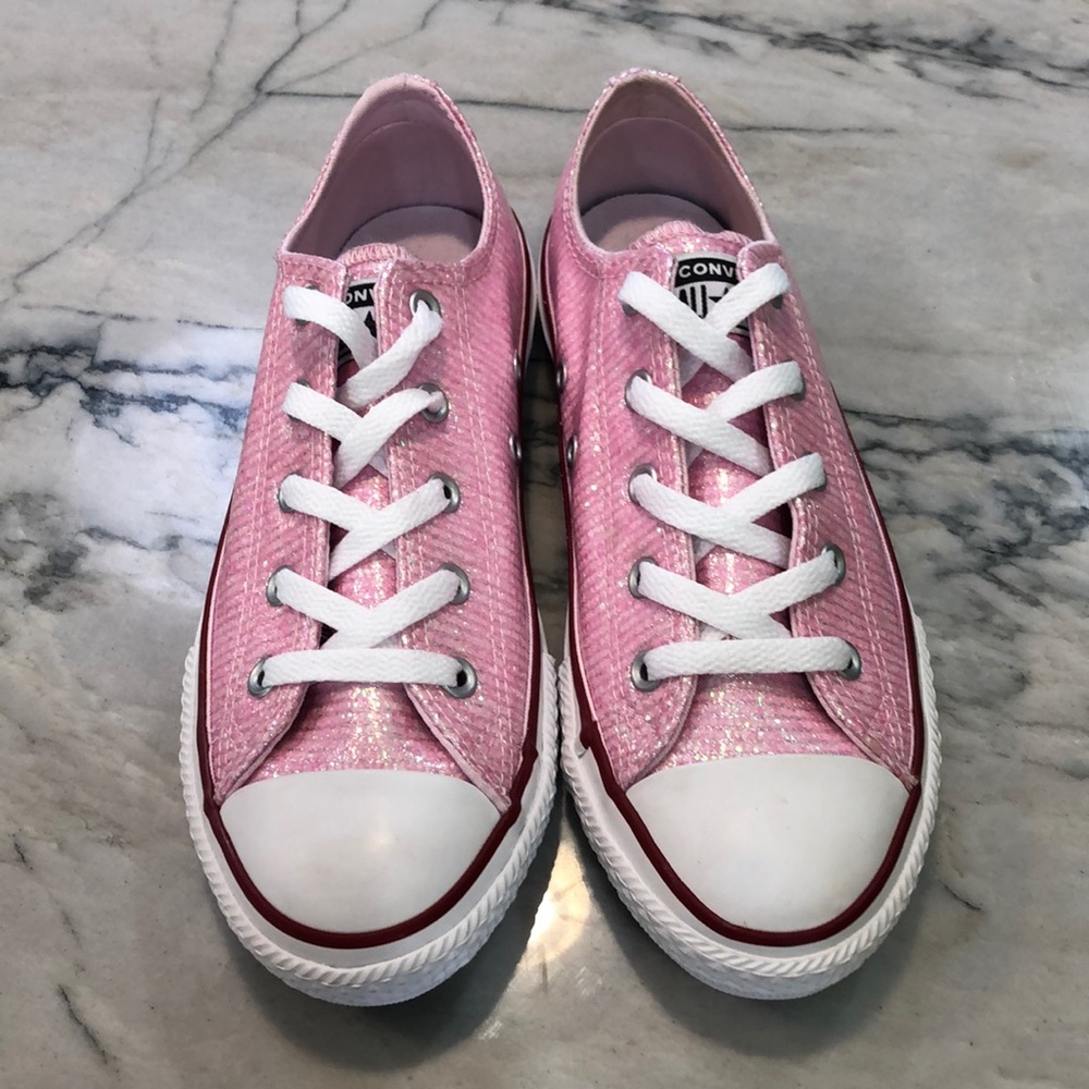 Converse All Star Pink Sparkle Princess Sneaker
